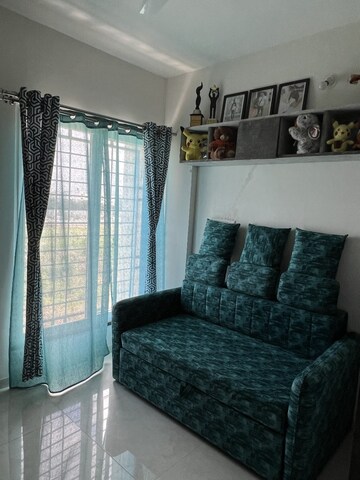 Bedroom in 1 BHK Apartment at Majestique Towers, Kharadi – for Rent
