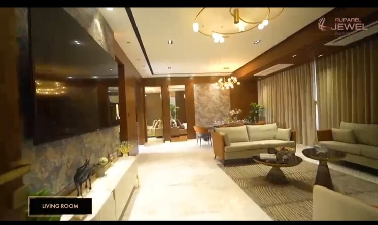 Living Room, ruparel-jewel 3 Bedroom 1019 Sq.Ft. Apartment In Parel Mumbai 8069462