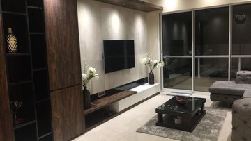 Living Room in 3 BHK Apartment at Omkar Alta Monte, Malad East – for Sale