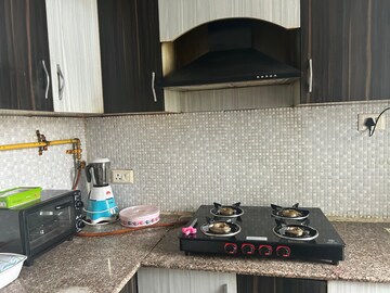 Kitchen in 1 RK Apartment at Spring Meadows, Tech Zone 4 Greater Noida – for Rent