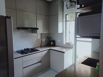 Kitchen in 2 BHK Apartment at One Hiranandani Park, Ghodbunder Road – for Rent