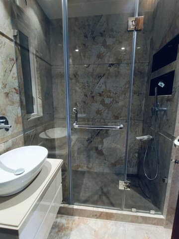 Bathroom in 3 BHK Builder Floor at Safdarjung Enclave – for Rent