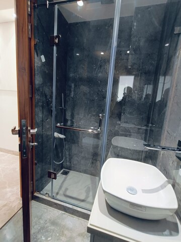 Bathroom in 3 BHK Builder Floor at Safdarjung Enclave – for Rent