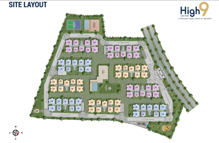 Master Plan, anvita-high-9 3 Bedroom 1965 Sq.Ft. Apartment In Kollur Hyderabad 8069906