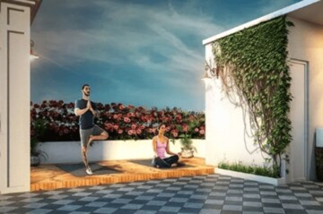 3 BHK Apartment – Exterior View View at Realtech Curiocity Classic, New Town - for Sale