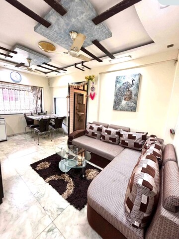 Living Room in 1 BHK Apartment at Ghatkopar West – for Sale