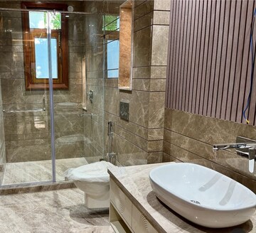Bathroom in 4 BHK Builder Floor at BPTP Park Central, Sector 85 – for Sale