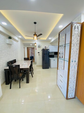 Living Room in 3 BHK Builder Floor at Ansal API Victoria Floors, Dhakoli Village – for Rent