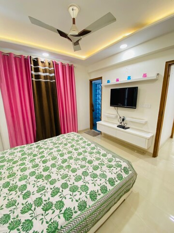 Bedroom in 3 BHK Builder Floor at Ansal API Victoria Floors, Dhakoli Village – for Rent