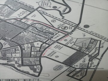  Plot – Map Location View at Bamnoli Village - for Sale