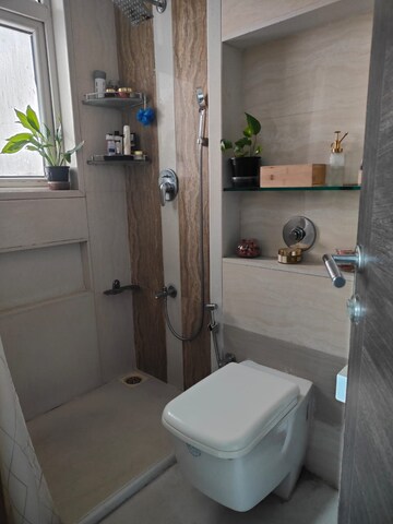 Bathroom in 3 BHK Apartment at Orbit Eternia, Lower Parel – for Rent