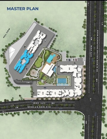 Master Plan in 1 BHK Apartment at Provident Palmvista, Daighar Gaon – for Sale