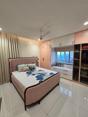 Bedroom in 3.5 BHK Apartment at Salarpuria Sattva Magnus, Jubilee Hills – for Rent