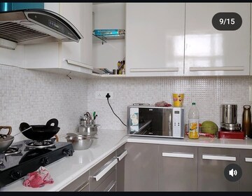 Kitchen in 4 BHK Apartment at Satguru Apartments, Sector 52 – for Rent