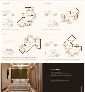 Floor Plan in 2 BHK Apartment at Future Estate, Sector 1 Greater Noida – for Sale
