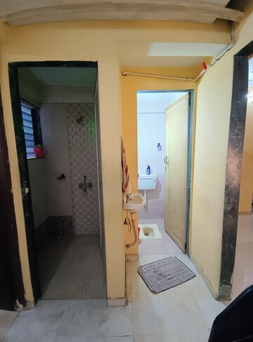 Building Lobby in 1 BHK Apartment at Kopar Khairane – for Rent
