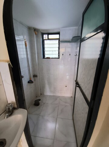 Bathroom in 1 RK Apartment at Kopar Khairane – for Rent