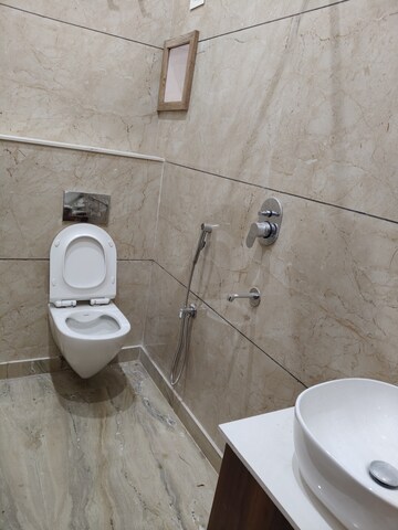 Bathroom in 2 BHK Builder Floor at Shivalik Nagar – for Rent