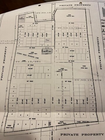 Floor Plan in 3 BHK Villa at Sobha City Aristos, Hegde Nagar – for Sale