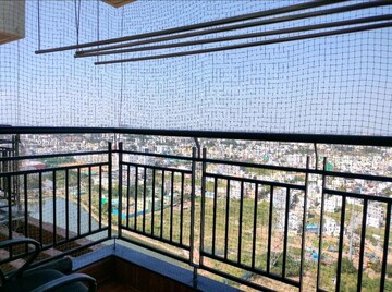 Balcony in 3 BHK Apartment at Pashmina Waterfront, Old Madras Road – for Sale