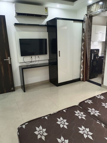 Kitchen in 1 BHK Builder Floor at Ansal Sushant Lok I, Sector 43 – for Rent