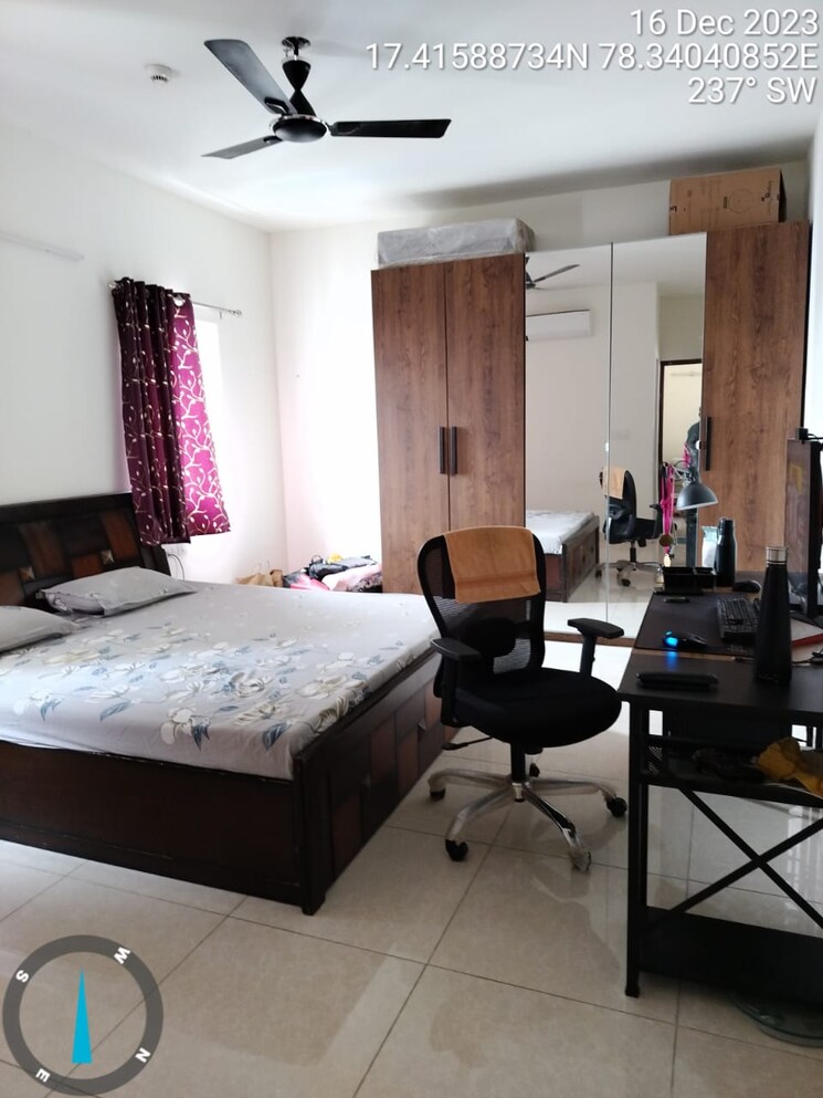 Bedroom, prestige-high-fields 3 Bedroom 1742 Sq.Ft. Apartment In Gachibowli Hyderabad 8070677