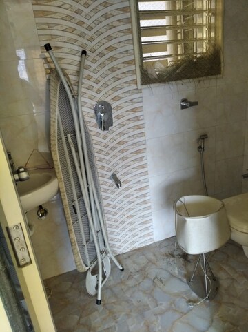Bathroom in 1 BHK Apartment at Silicon Park, Malad West – for Rent