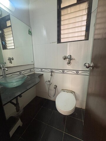 Bathroom in 1 BHK Apartment at Lake Home, Powai – for Rent
