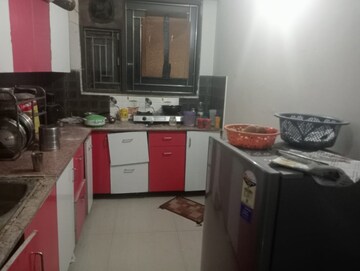 Kitchen in 3 BHK Builder Floor at Guru Nanak Enclave, Dhakoli Village – for Rent