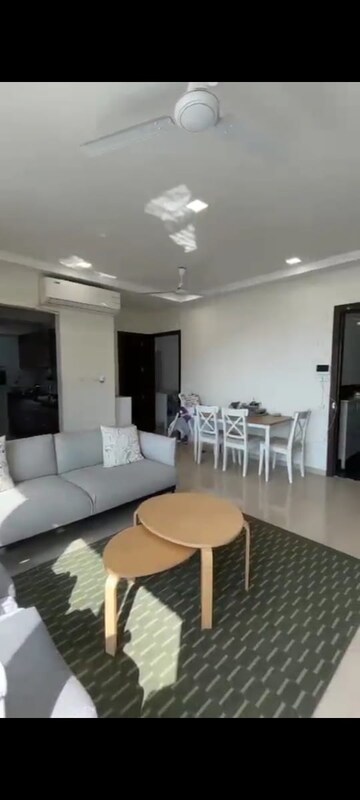 Living Room in 2 BHK Apartment at Ruparel Ariana, Parel – for Rent