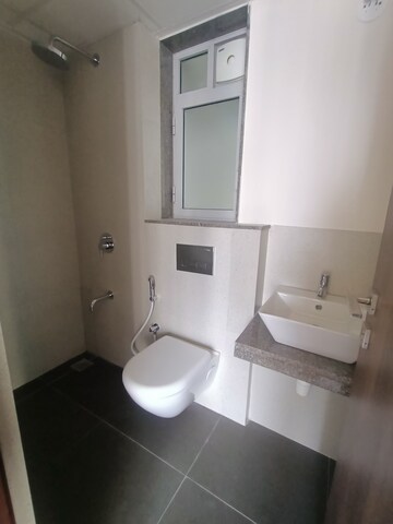 Bathroom in 1 BHK Apartment at Hiranandani Estate Solitaire C, Ghodbunder Road – for Rent