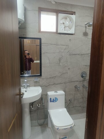 Bathroom in 3 BHK Builder Floor at Burari – for Sale