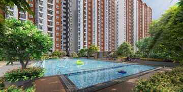 Swimming Pool in 3 BHK Apartment at Provident Botanico, Whitefield – for Sale