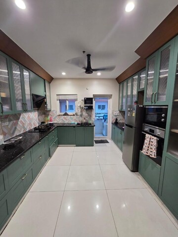 Kitchen in 3.5 BHK Apartment at Salarpuria Sattva Magnus, Jubilee Hills – for Rent
