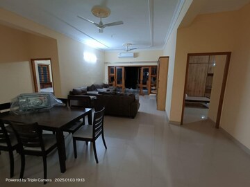 Living Room in 3 BHK Apartment at Hill Ridge Springs, Gachibowli – for Rent