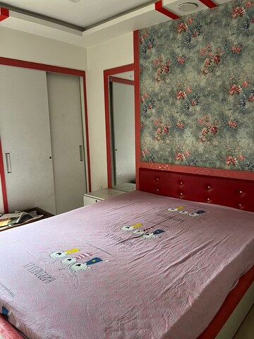 Bedroom in 2 BHK Apartment at Cosmos Habitat, Majiwada – for Rent