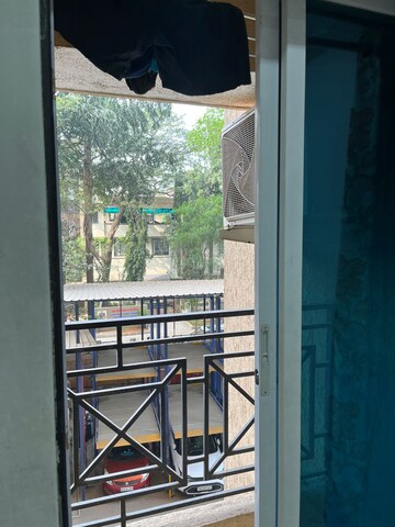 Staircase in 2 BHK Apartment at Cosmos Habitat, Majiwada – for Rent