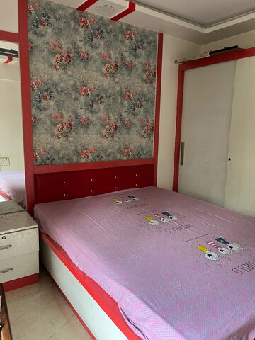 Bedroom in 2 BHK Apartment at Cosmos Habitat, Majiwada – for Rent