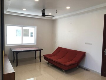 Living Room in 2 BHK Apartment at Prestige High Fields, Gachibowli – for Rent
