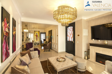 Living Room in 3 BHK Apartment at Sushma Valencia, Nagla Road – for Sale