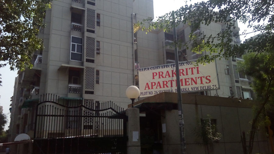 3 BHK Apartment For Sale in Prakriti Apartmemt
