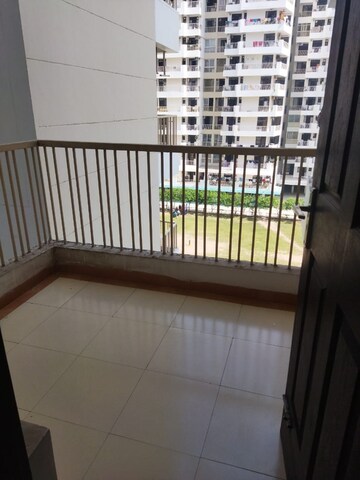 Balcony in 3 BHK Apartment at Golden Sand Apartments, Dhakoli Village – for Sale