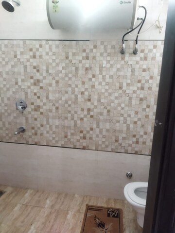 Bathroom in 3 BHK Apartment at Golden Sand Apartments, Dhakoli Village – for Sale