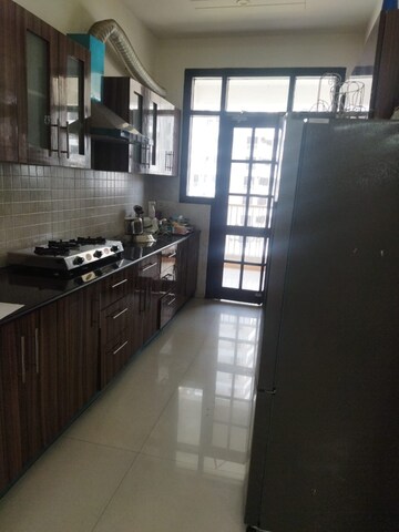 Kitchen in 3 BHK Apartment at Golden Sand Apartments, Dhakoli Village – for Sale