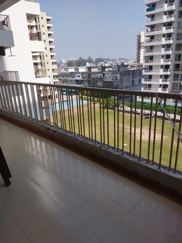 Balcony in 3 BHK Apartment at Golden Sand Apartments, Dhakoli Village – for Sale