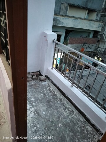 Balcony in 1 BHK Apartment at New Ashok Nagar – for Rent