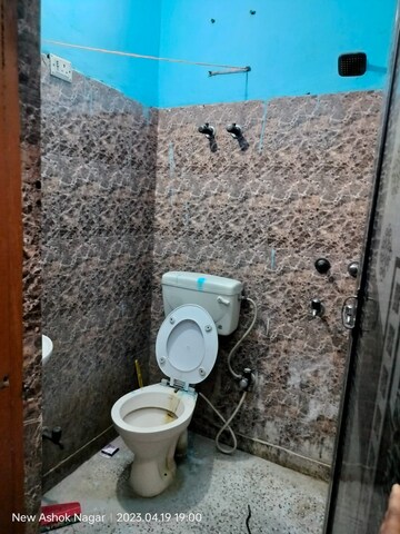 Bathroom in 1 BHK Apartment at New Ashok Nagar – for Rent
