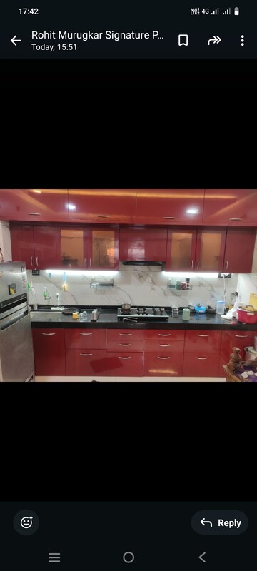 Kitchen in 2 BHK Apartment at Shree Sonigara Signature Park C And D Building, Wakad – for Sale