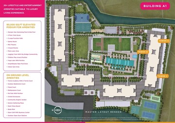 Master Plan in 2 BHK Apartment at Kumar Parc Residences, Hadapsar – for Sale