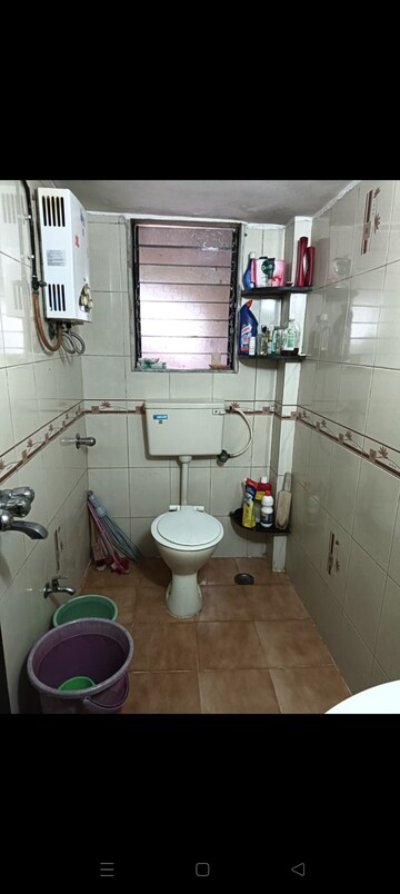 Bathroom in 2 BHK Apartment at Krishna Vastu Apartment, Malad West – for Rent